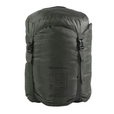 Imagem de Snsowed Saco de Dormir Adulto de Inverno, -10 ℃ a 5 ℃ Calor Mochila Saco de Dormir, Amplo Espaço, à Prova de e à Prova de Chuva, Tecido Eco-degradável para Camping, Enchimento de Algodão (Verde)