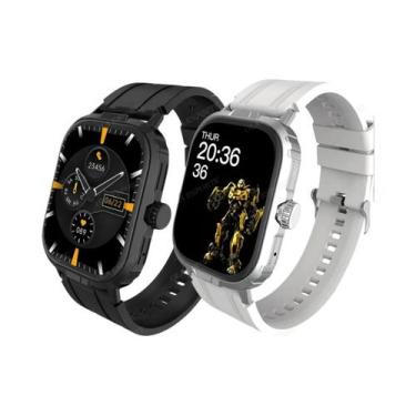 Imagem de Relógio Inteligente Masculino À Prova d'Água 5ATM Com GPS, Chamadas Bl