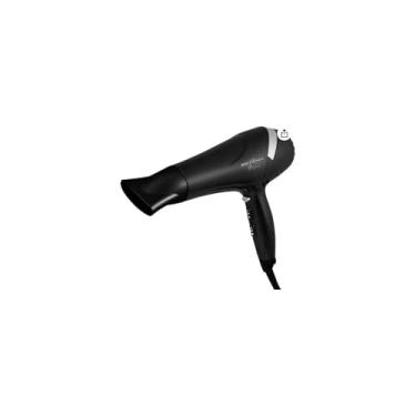 Imagem de Secador de Cabelo Profissional, 1800W, Preto, 2 Velocidades, 2 Temperaturas, Jato de Ar Frio, 23cm x 6cm, 127V, Para Salão e Uso Doméstico