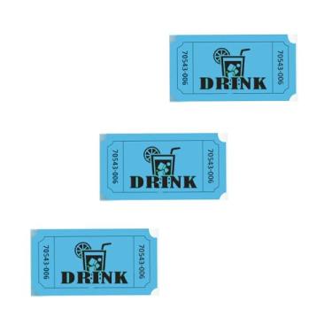 Imagem de PM Company 1000 bilhetes sorteios individuais, ingressos de bebida para eventos, lazer, carnaval, entrada, prêmios de classe, prêmios (azul)