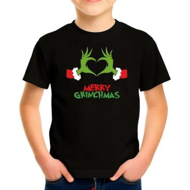 Imagem de Camisa Camiseta Infantil Juvenil Para Menino Menina Para Natal Natalin