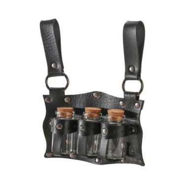 Imagem de Conjunto De Cinto De Fantasia Medieval Para Halloween Com Garrafa Mági