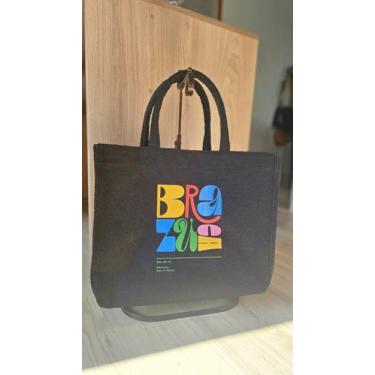 Imagem de Bolsa Verão Sacola de Praia Clube Atoalhada Estampas modernas - NoBran