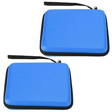 Imagem de Cryfokt 2 PCS Saco de Armazenamento Rígido Protetor à Prova de Choque para Máquina Host 2DS, Estojo Portátil Com Laço para Consoles de Jogos, Adequado para Viajantes e Jogadores, Material EVA