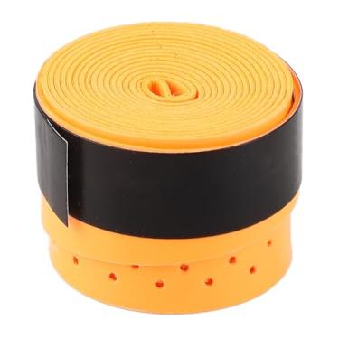 Imagem de Luqeeg Tiro Com Absorve Fita Resistente Ao Desgaste para Riser, Evita Escorregadio, Elástico para Raquete de Tênis/badminton/squash, 4 Cores (Laranja)