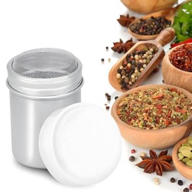 Imagem de Coqueteleira em pó de aço inoxidável, cacau, açúcar, café para cozinha (malha côncava grande 304)