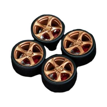Imagem de Rodas De Resina Em Escala 1:64 Com Pneus De Borracha Para Hot Wheels M