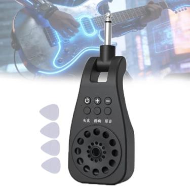 Imagem de Amplificador PortáTil De Guitarra EléTrica De 5w,Controle De Volume,DistorçãO,ReverberaçãO E Som Original Para Tocar Guitarra,Baixo E Instrumentos De Sopro EléTricos