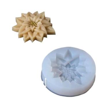 Imagem de Molde De Silicone Para Velas De Natal Com Folha De Azevinho E Frutas, 