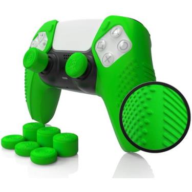 Imagem de Pele de controle Foamy Lizard PS5 SensePro, alça de silicone macia