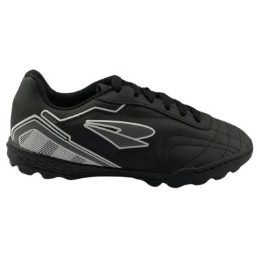 Imagem de Chuteira Society Dray 307 Preto-chumbo infantil Original Unissex Solado Preto-Unissex