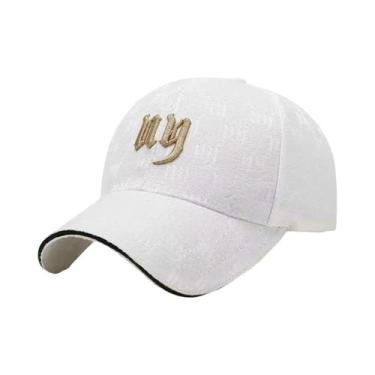 Imagem de Boné De Beisebol Unissex Ajustável Com Bordado De Letras NY, Chapéu Ca