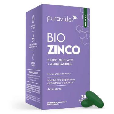 Imagem de Bio Zinco - Puravida 30 Cápsulas-Unissex