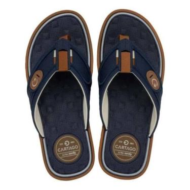 Imagem de Chinelo Cartago Lyon IV - Masculino - Azul - 39, Azul, 39, Masculino