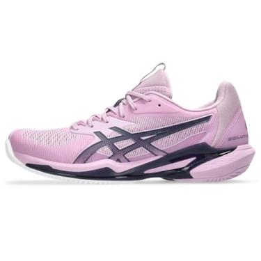 Imagem de ASICS Tênis feminino Solution Speed FlyteFoam 3 Clay, Luz Ube/Neblina índigo, 37