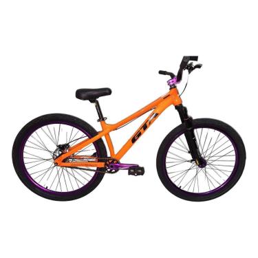 Imagem de Bicicleta 26 Gta Gravity Single Cubo k7 Barulhento Garfo C/Trava Freio Hidraulico Pneu Flame Preto-Unissex