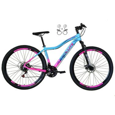 Imagem de Bicicleta Feminina Aro 29 Absolute Hera 21v Suspensão Alumínio Freio a Disco Hidráulico MTB-Feminino