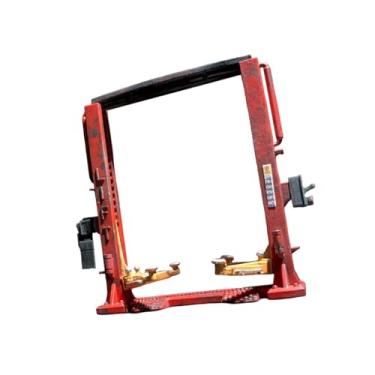 Imagem de KiBcsLic Miniatura realista de elevador de carros em escala 1:64 para fotos, artesanato, manutenção, escultura em miniatura para estacionamentos, mesa de, Vermelho Padrão