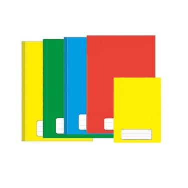 Imagem de Kit Caderno Brochura Escolar 4 Grandes e 1 Pequeno 96 Folhas