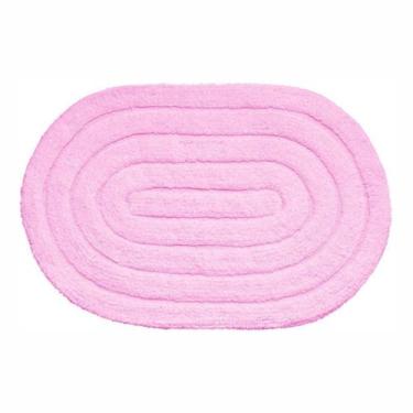 Imagem de Tapete Atoalhado Banheiro Porta 40cm x 60cm Oval Allegro Algodão - Tap