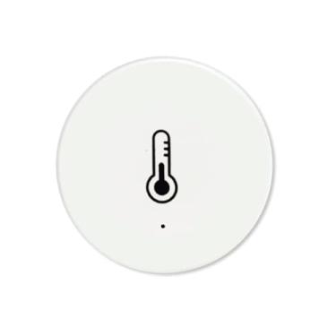 Imagem de Medidor de Temperatura Inteligente Portátil Higrômetro ZigBee Sensor de Temperatura e Umidade com Função de Alarme Controle de Aplicativo Monitor de Umidade Temperatura Interior Medidor de Temperatura