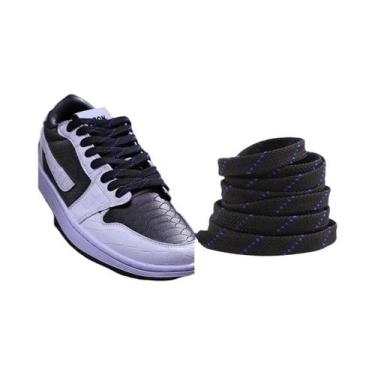 Imagem de Cadarços Elásticos De Cores Mistas Para Tênis AF1 AJ 100 120 140CM Cad