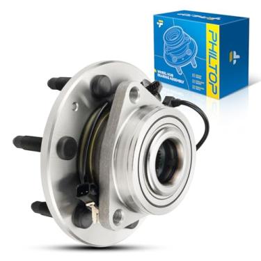 Imagem de PHILTOP 515160 Rolamento da roda dianteira e conjunto do cubo para Silverado 1500/Sierra 1500 2014-2018, Tahoe 2015-2020, Suburban 2015-2020, Yukon 2015-2020, Yukon XL, 2015-2020 15-20 20 pinos