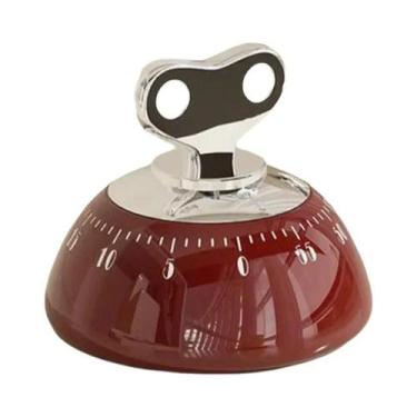 Imagem de Temporizador Magnético De Cozinha Manual Com Alarme Digital E Cronômet