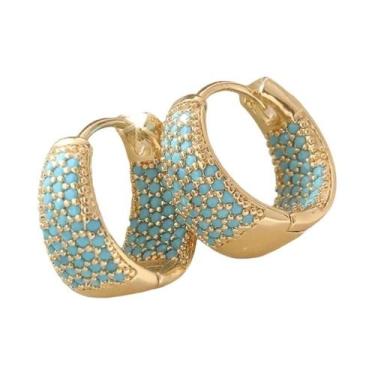 Imagem de Brincos De Pedra Verde Para Mulheres Estilo Boêmio Retro Moda Presente