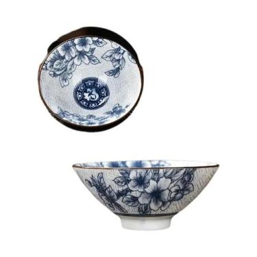 Imagem de Caneca De Cerimônia Kungfu Em Porcelana Azul E Branca Feita À Mão Com 