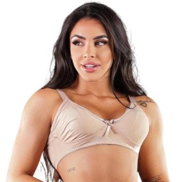 Imagem de Sutiã Sem Bojo Básico Reforçado - Luega Moda Intima, GG, Azul escuro