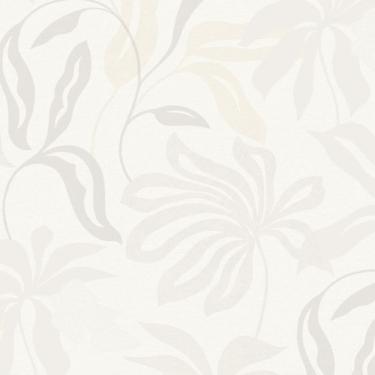 Imagem de Papel de Parede Marbelina II Folhagem Branco UR3409