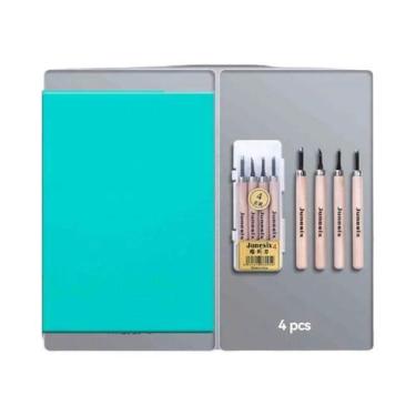 Imagem de Kit De Estamparia Em Bloco De Borracha Macia Para Gravação Em Linóleo,