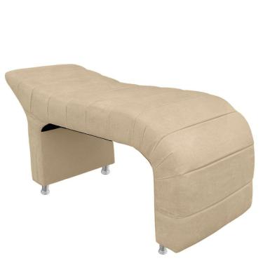 Imagem de Maca Estofada Julia Para Estetica Facial Sombrancelha E Cilios Suede Bege