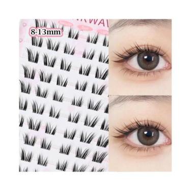 Imagem de Cílios Postiços Reutilizáveis Estilo Coreano Para Meninas, Sem Cola, N