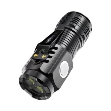 Imagem de Nova lanterna ultra poderosa 3 núcleo led mini lanterna tática monstro