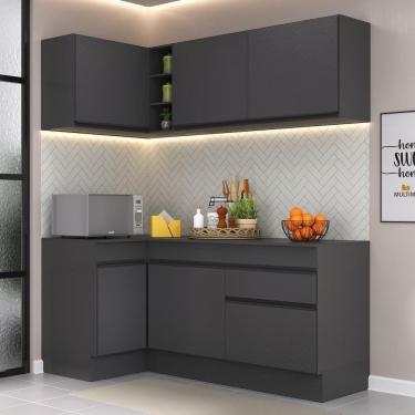 Imagem de Armário De Cozinha Compacta De Canto Mp2092.895 Preto