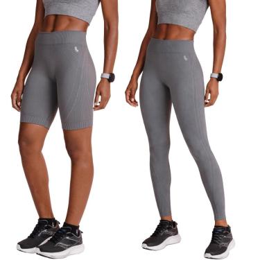 Imagem de Kit Lupo Sport Academia Legging Max + Bermuda Cós Alto-Feminino
