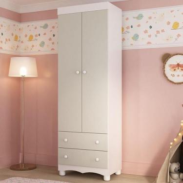 Imagem de Guarda-roupa Infantil 62cm 2 Portas e 2 Gavetas Dengo Multimóveis MP44