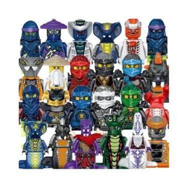 Imagem de Figuras Mini Ninja Anime 24pcs Bonecos Decorativos Humanoides Brinqued