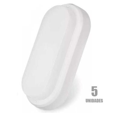 Imagem de KIT 5 Luminária Tartaruga Led Sobrepor 12w 6500k Ip65 Avant