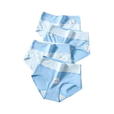 Imagem de Calcinhas De Algodão De Cintura Alta Para Mulheres, Respiráveis, Model