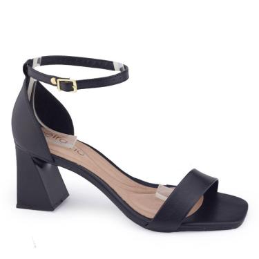 Imagem de Sandália Beira Rio 8471.103 social tira uni salto geométrico