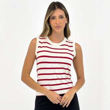 Imagem de Blusa Anemone Regata Listrada Feminina-Feminino