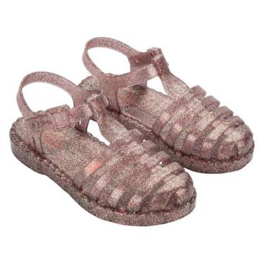 Imagem de Sandalia Infantil Barbie Duo Grendene Kids Menina Cor:Vidro/GlitterTam