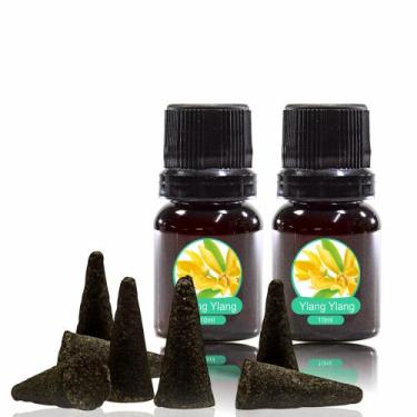Imagem de Kit Incenso Cone Carvão Vegetal 100gr + 20ml de essência importada (pa