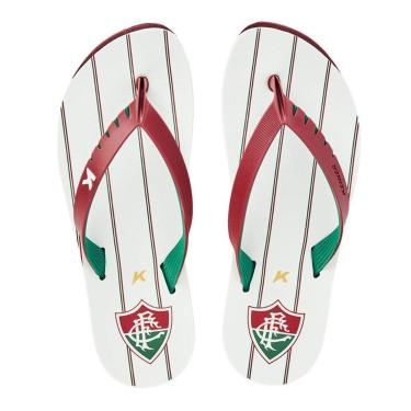 Imagem de Chinelo Kenner Red Times Fluminense Masculino - Vermelho e Verde - 36/37-Masculino