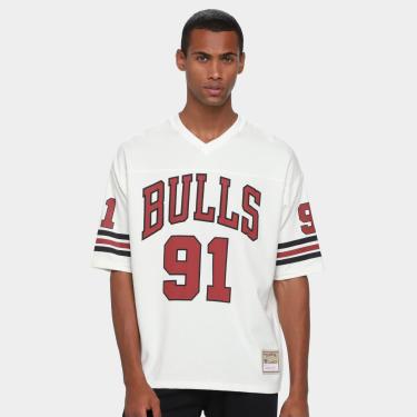 Imagem de Camiseta NBA Chicago Bulls Football Mitchell & Ness Masculina-Masculino