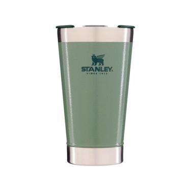 Imagem de Copo Termico Stanley Cerveja Com Tampa 8000 Hammertone Green 473ml, Ve