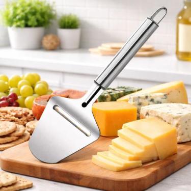 Imagem de Fatiador de Queijo Plaina Aço Inox 21CM - Plaina Cortador Cook Origina